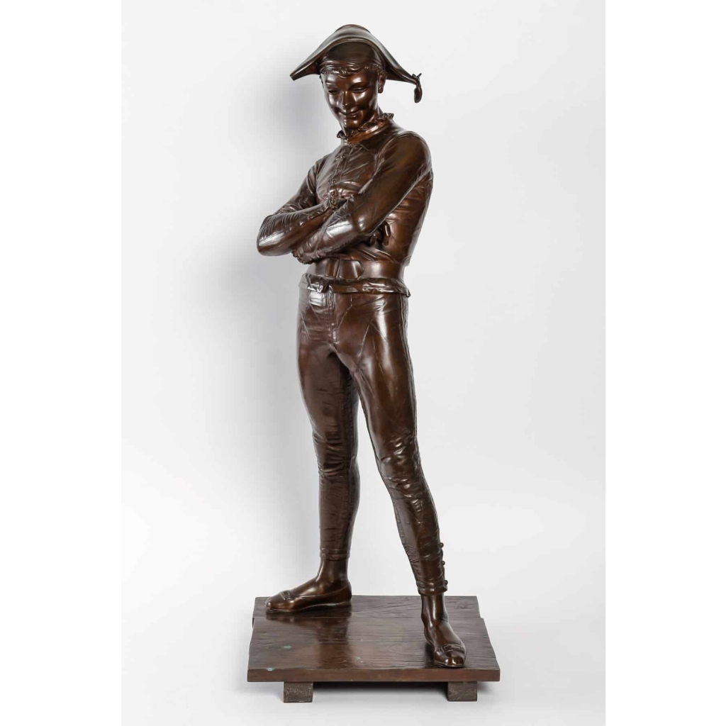 Bronze Arlequin, par St-Marceaux, 1879 |||||||||