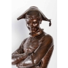 Bronze Arlequin, par St-Marceaux, 1879 Bronze Arlequin, par St-Marceaux, 1879