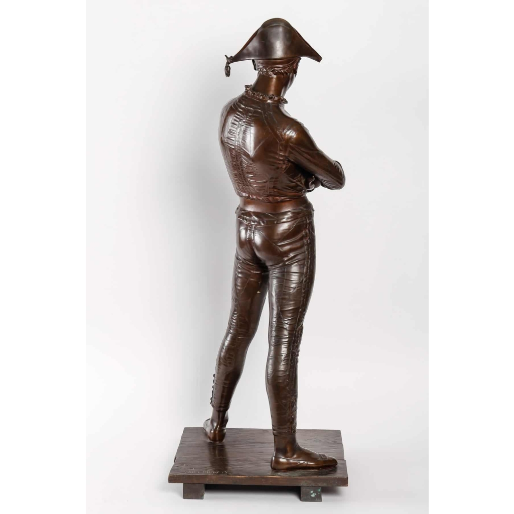 Bronze Arlequin, par St-Marceaux, 1879 Bronze Arlequin, par St-Marceaux, 1879