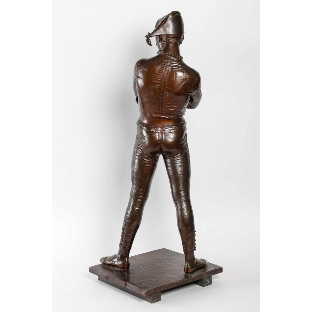 Bronze Arlequin, par St-Marceaux, 1879 Bronze Arlequin, par St-Marceaux, 1879