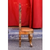 Chaise en bois sculpté et doré, XVIIème siècle Chaise en bois sculpté et doré, XVIIème siècle