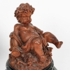 Les Enfants de Bacchus, Paire de Putti en bois sculpté XIXème Siècle Les Enfants de Bacchus, Paire de Putti en bois sculpté XIXème Siècle