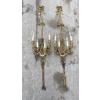 1890/1900′ Paire d’appliques Style Louis 16 Bronze Doré d’aprés Gouthiere 1890/1900′ Paire d’appliques Style Louis 16 Bronze Doré d’aprés Gouthiere