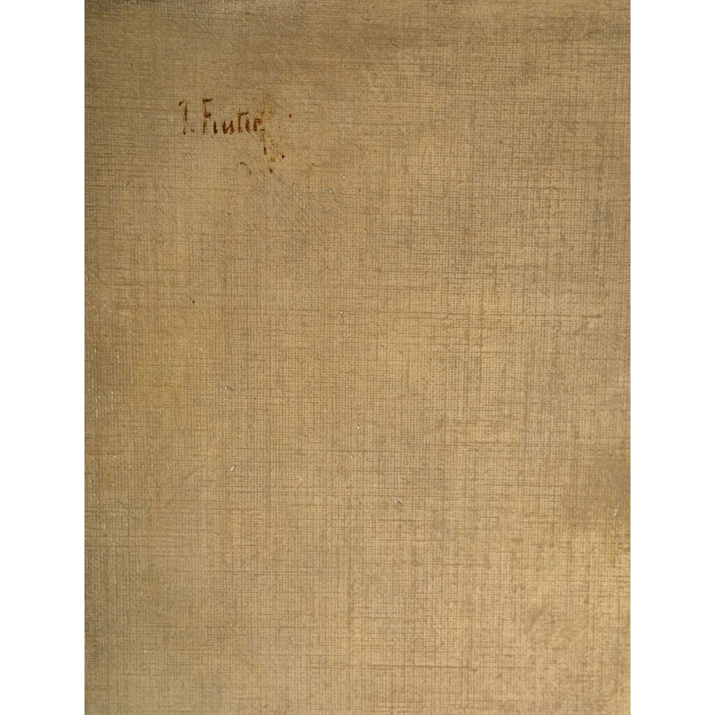 Une paire de de tableaux fleurs huile sur toile fin XIXème siècle Une paire de de tableaux fleurs huile sur toile fin XIXème siècle