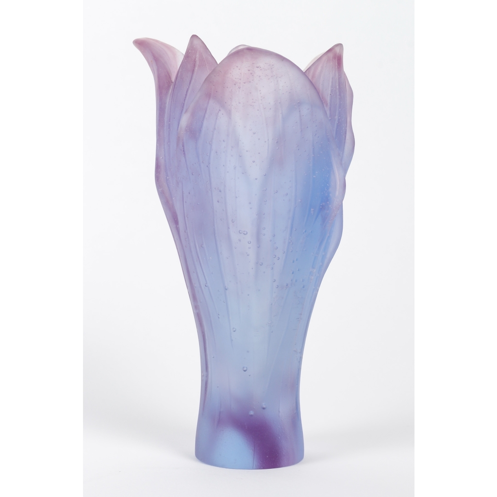 Vase Daum, XXème siècle, pâte de verre Vase Daum, XXème siècle, pâte de verre