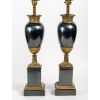 Paire De Lampes En Bronze Des Années 1960. Attribuées à La Maison Charles. ||||||||||