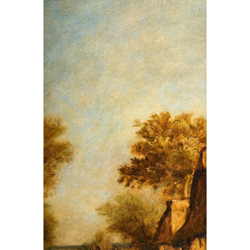 Impressionnisme - Jules Dupré 1811-1889 Paysage de l’Isle Adam huile sur toile vers 1860 Impressionnisme - Jules Dupré 1811-1889 Paysage de l’Isle Adam huile sur toile vers 1860