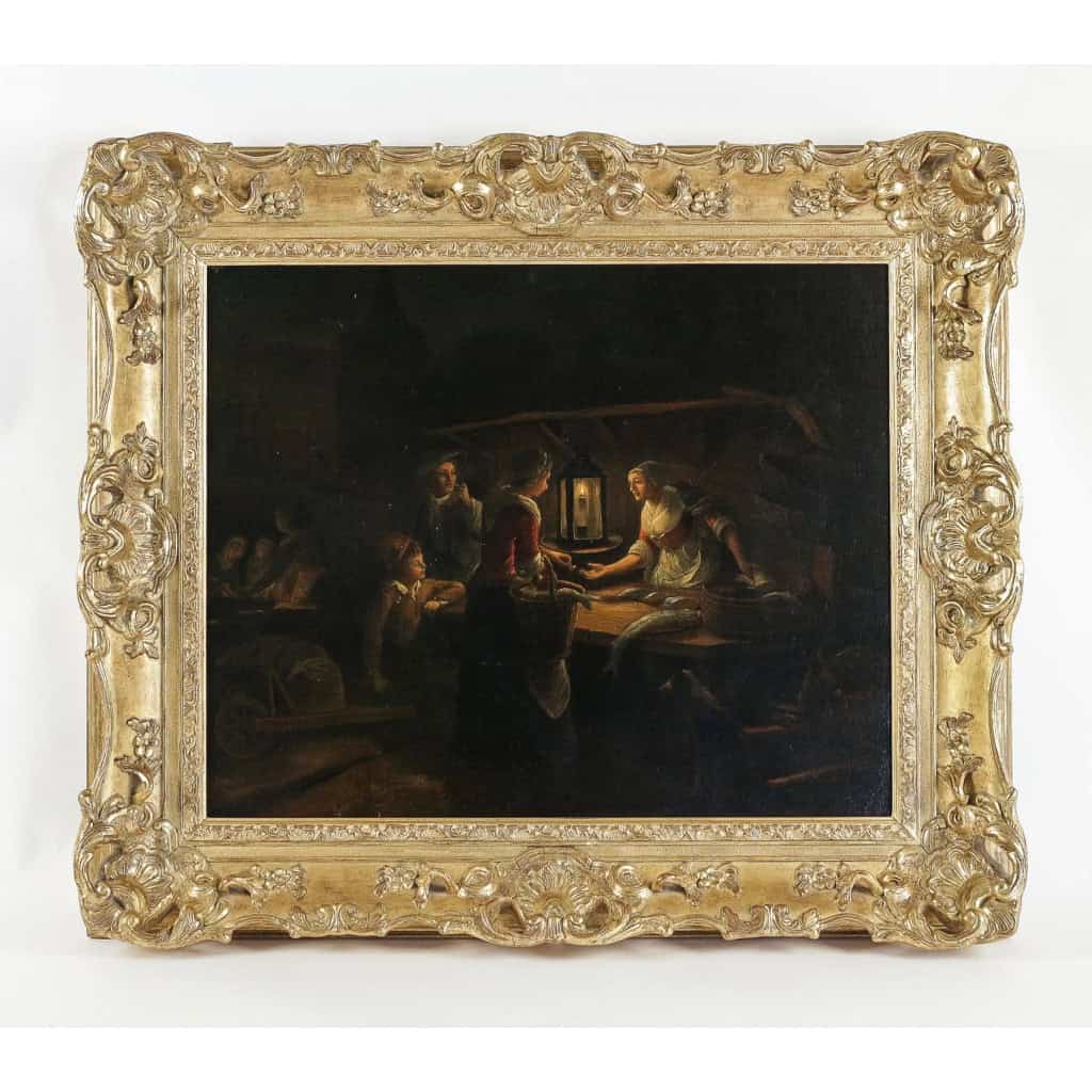 Petrus Van Schendel Le Marché aux poissons à Avond huile sur toile vers 1840-1850 MLD Antiquités|MLD Antiquités|MLD Antiquités|MLD Antiquités|MLD Antiquités|MLD Antiquités|MLD Antiquités|MLD Antiquités|MLD Antiquités|MLD Antiquités||