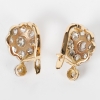 Boucles d'oreilles Marguerites en or 18k Boucles d'oreilles Marguerites en or 18k