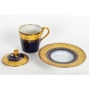 Tasse trembleuse, bleue et or Tasse trembleuse, bleue et or