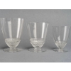 Service "Nippon" verre blanc de René LALIQUE - 24 Pièces ||||||