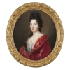 Portrait d’une élégante à la robe écarlate – Attribué à François de Troy (1645 – 1730) ||||