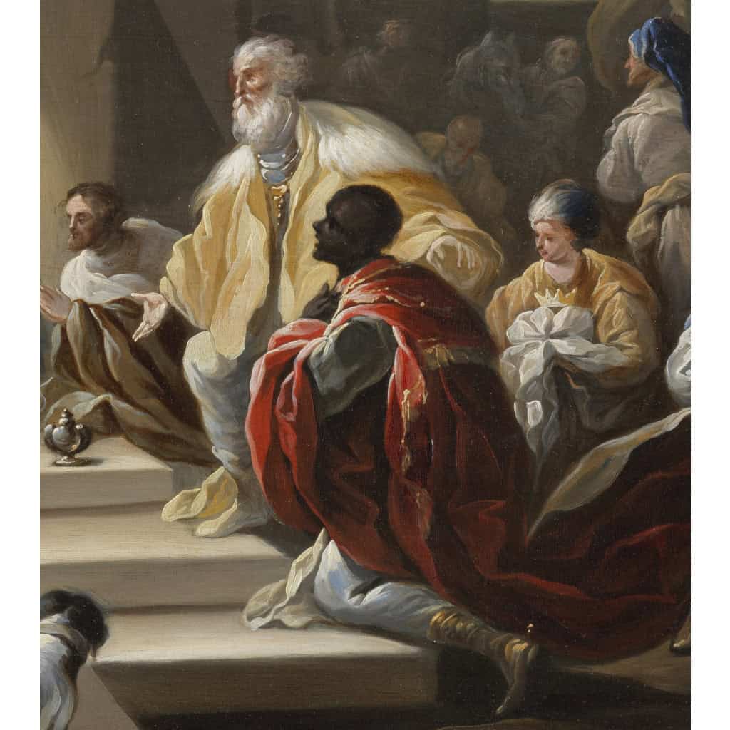 Adoration des Mages. Ecole française du XVIIIe siècle, entourage de Jean-Honoré Fragonard Adoration des Mages. Ecole française du XVIIIe siècle, entourage de Jean-Honoré Fragonard