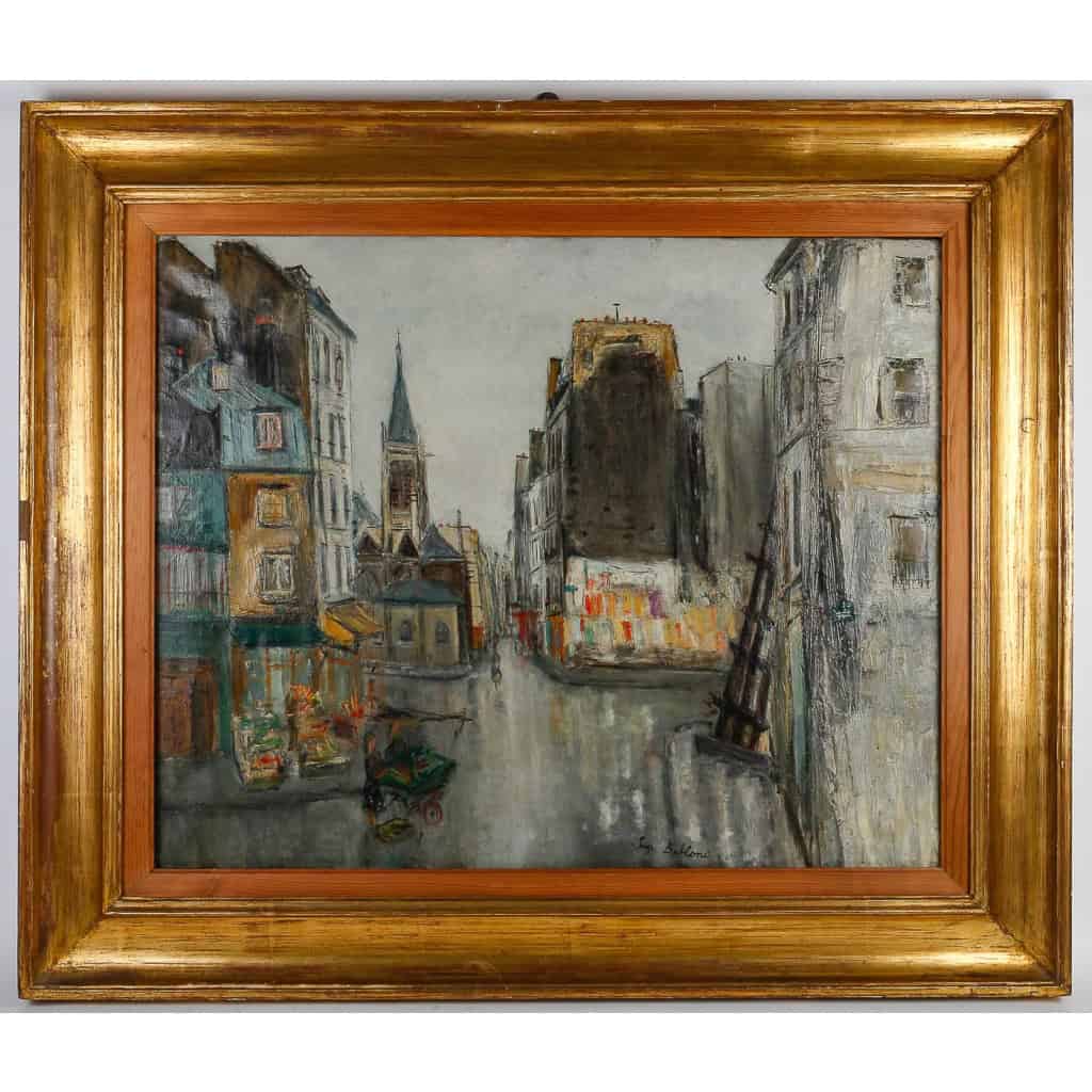 Serge Belloni « Le peintre de Paris » - Paris l’Eglise Saint Séverin huile sur toile vers 1950 MLD Antiquités|MLD Antiquités|MLD Antiquités|MLD Antiquités|MLD Antiquités|MLD Antiquités|MLD Antiquités|MLD Antiquités|MLD Antiquités|MLD Antiquités||