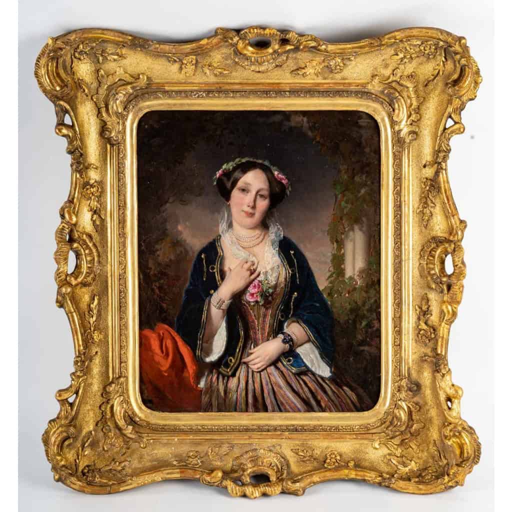 Portrait présumé de la Reine Victoria huile sur panneau vers 1849 par Henri-Guillaume Schlesinger (1814-1893) MLD Antiquités|MLD Antiquités|MLD Antiquités|MLD Antiquités|MLD Antiquités|MLD Antiquités|MLD Antiquités|MLD Antiquités|MLD Antiquités|MLD Antiquités|MLD Antiquités|MLD Antiquités||