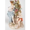 Meissen paire de bougeoirs en porcelaine fin XIXème siècle Meissen paire de bougeoirs en porcelaine fin XIXème siècle