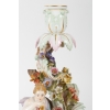 Meissen paire de bougeoirs en porcelaine fin XIXème siècle Meissen paire de bougeoirs en porcelaine fin XIXème siècle