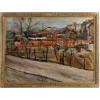 Lucien Adrion (1889-1953) - huile sur toile vers 1910 - Les jardins maraîchers de Paris Lucien Adrion (1889-1953) - huile sur toile vers 1910 - Les jardins maraîchers de Paris