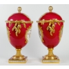 Paire Vases porcelaine 19eme Paire Vases porcelaine 19eme