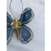 1970’ Applique Papillon en Bronze ou Laiton, Duval Brasseur Ou Isabelle Faure, 1 Ampoule , Ailes d’Agate Bleues 1970’ Applique Papillon en Bronze ou Laiton, Duval Brasseur Ou Isabelle Faure, 1 Ampoule , Ailes d’Agate Bleues