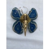 1970’ Applique Papillon en Bronze ou Laiton, Duval Brasseur Ou Isabelle Faure, 1 Ampoule , Ailes d’Agate Bleues 1970’ Applique Papillon en Bronze ou Laiton, Duval Brasseur Ou Isabelle Faure, 1 Ampoule , Ailes d’Agate Bleues