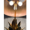 1970′ Lampe En Bronze Signée Charles Modéle Fleur De Lotus 1970′ Lampe En Bronze Signée Charles Modéle Fleur De Lotus