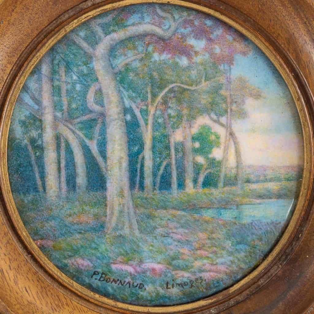 Paul Bonnaud (1876 - 1953) - Limoges, Paysage Symboliste circa 1900 Paul Bonnaud (1876 - 1953) - Limoges, Paysage Symboliste circa 1900