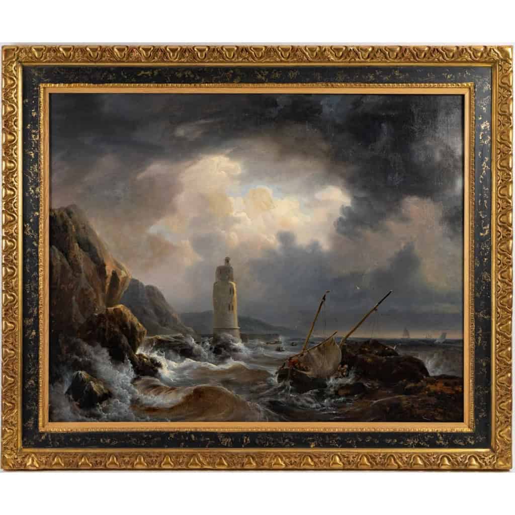 Bateau de pêche dans les brisants signé Johann-Jakob Ulrich (1798-1877) huile sur toile vers 1837 MLD Antiquités|MLD Antiquités|MLD Antiquités|MLD Antiquités|MLD Antiquités|MLD Antiquités|MLD Antiquités|MLD Antiquités|MLD Antiquités|MLD Antiquités|MLD Antiquités|MLD Antiquités|MLD Antiquités||