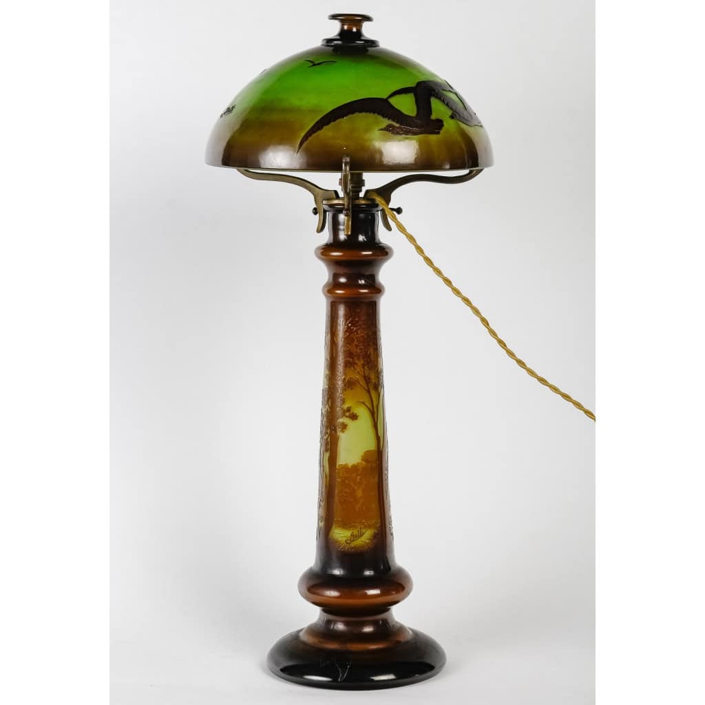 EMILE GALLÉ LAMPE ART NOUVEAU EMILE GALLÉ LAMPE ART NOUVEAU