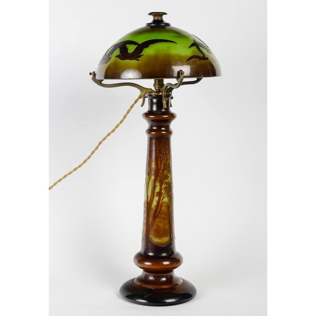 EMILE GALLÉ LAMPE ART NOUVEAU EMILE GALLÉ LAMPE ART NOUVEAU