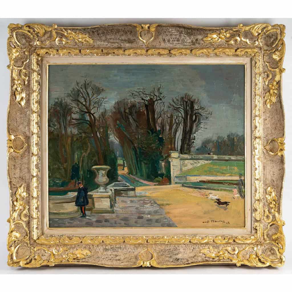 André Planson (1898-1981) Parc de La Ferté sous Jouarre huile sur toile vers 1943 MLD Antiquités|MLD Antiquités|MLD Antiquités|MLD Antiquités|MLD Antiquités|MLD Antiquités|MLD Antiquités|MLD Antiquités|MLD Antiquités|MLD Antiquités||