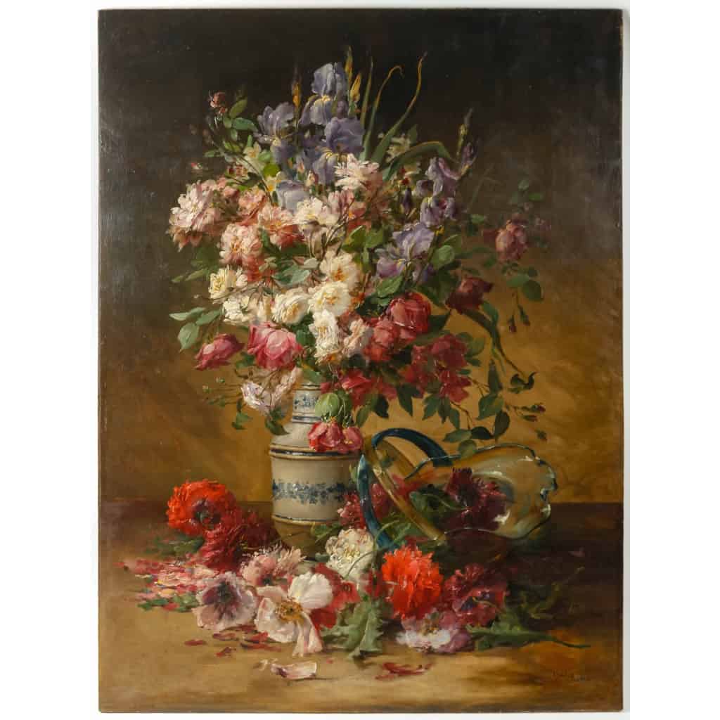 Roger Godchaux (1878-1958). Grand Bouquet De Fleurs . |||||||||||