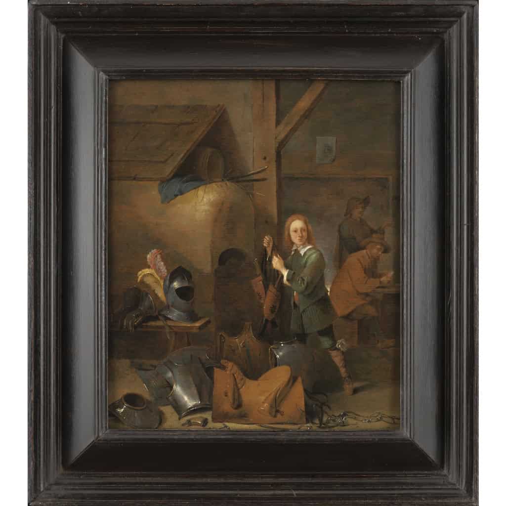 Le Page dans la salle de garde. Atelier de David Teniers le Jeune (1610 – 1690) ||||||