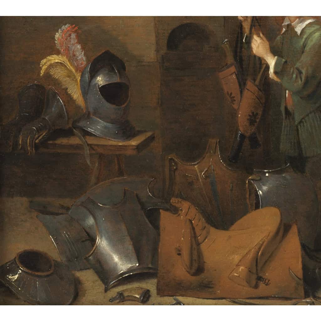 Le Page dans la salle de garde. Atelier de David Teniers le Jeune (1610 – 1690) Le Page dans la salle de garde. Atelier de David Teniers le Jeune (1610 – 1690)