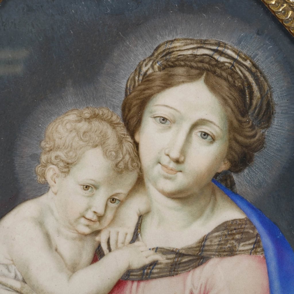 Vierge à l'enfant. Vierge à l'enfant.