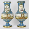 Paire de Vases en Porcelaine de Sèvres, Epoque Napoléon III, XIXème Siècle. Paire de Vases en Porcelaine de Sèvres, Epoque Napoléon III, XIXème Siècle.