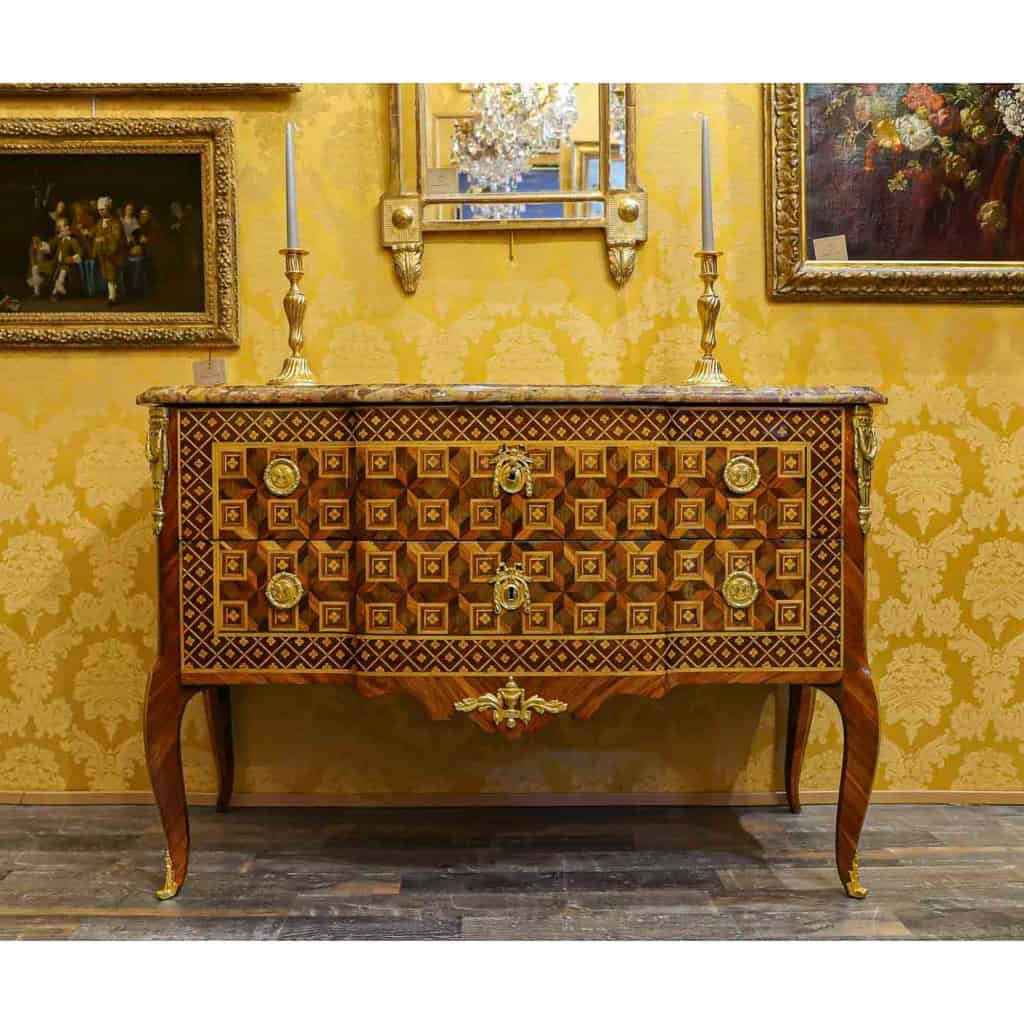 Léonard Boudin Maître en 1761 Commode en marqueterie de cubes sans fonds époque Transition vers 1770 MLD Antiquités|MLD Antiquités|MLD Antiquités|MLD Antiquités|MLD Antiquités|MLD Antiquités|MLD Antiquités|MLD Antiquités|MLD Antiquités|MLD Antiquités|MLD Antiquités|MLD Antiquités|MLD Antiquités|||