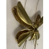 1970’ Applique Papillon en Bronze ou Laiton, Duval Brasseur Ou Isabelle Faure, 4 Ampoules, Ailes d’Agate 1970’ Applique Papillon en Bronze ou Laiton, Duval Brasseur Ou Isabelle Faure, 4 Ampoules, Ailes d’Agate