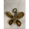 1970’ Applique Papillon en Bronze ou Laiton, Duval Brasseur Ou Isabelle Faure, 4 Ampoules, Ailes d’Agate 1970’ Applique Papillon en Bronze ou Laiton, Duval Brasseur Ou Isabelle Faure, 4 Ampoules, Ailes d’Agate