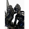 Groupe en bronze à patine noire Ange et Nymphe époque Romantique vers 1830-1840 Groupe en bronze à patine noire Ange et Nymphe époque Romantique vers 1830-1840