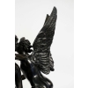 Groupe en bronze à patine noire Ange et Nymphe époque Romantique vers 1830-1840 Groupe en bronze à patine noire Ange et Nymphe époque Romantique vers 1830-1840