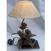 1970′ Lampe Aux Nenuphars En Bronze Doré Et Agate DLG Duval Brasseur Ou Isabelle Faure 1970′ Lampe Aux Nenuphars En Bronze Doré Et Agate DLG Duval Brasseur Ou Isabelle Faure