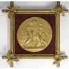 Une Série De Quatre Plaques En Bronze Doré "les Saisons", Fin XIXè Siècle Une Série De Quatre Plaques En Bronze Doré "les Saisons", Fin XIXè Siècle