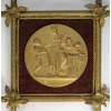 Une Série De Quatre Plaques En Bronze Doré "les Saisons", Fin XIXè Siècle Une Série De Quatre Plaques En Bronze Doré "les Saisons", Fin XIXè Siècle