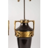 1900′ Paire de Lampes Forme Amphore Bronze Double Patine Époque Art Nouveau Jugenstil Décor Aux Puttis Signées Kayser 1900′ Paire de Lampes Forme Amphore Bronze Double Patine Époque Art Nouveau Jugenstil Décor Aux Puttis Signées Kayser