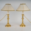 Paire de flambeaux en bronze ciselé et doré montés en lampes de style Louis XVI MLD Antiquités|MLD Antiquités|MLD Antiquités|MLD Antiquités|MLD Antiquités|MLD Antiquités|MLD Antiquités||