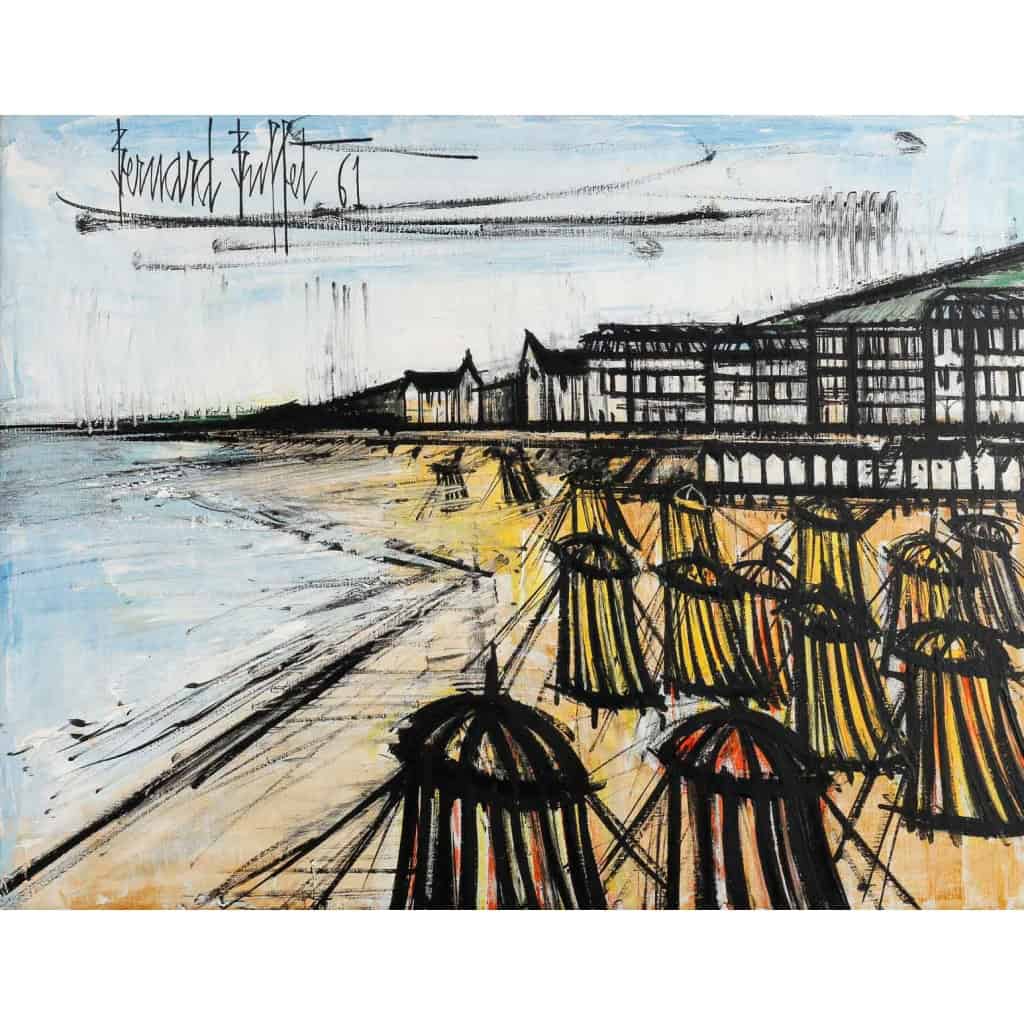 BERNARD BUFFET, Plage de Saint-Cast le Guildo, 1961 BERNARD BUFFET, Plage de Saint-Cast le Guildo, 1961