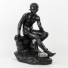 Bronze à patine sombre représentant le Dieu Hermès ou Mercure d’après l'Antique, Fonte De Naples, XIXe siècle circa 1880 ||||||||||||||