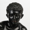 Bronze à patine sombre représentant le Dieu Hermès ou Mercure d’après l'Antique, Fonte De Naples, XIXe siècle circa 1880 Bronze à patine sombre représentant le Dieu Hermès ou Mercure d’après l'Antique, Fonte De Naples, XIXe siècle circa 1880