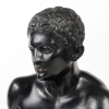 Bronze à patine sombre représentant le Dieu Hermès ou Mercure d’après l'Antique, Fonte De Naples, XIXe siècle circa 1880 Bronze à patine sombre représentant le Dieu Hermès ou Mercure d’après l'Antique, Fonte De Naples, XIXe siècle circa 1880